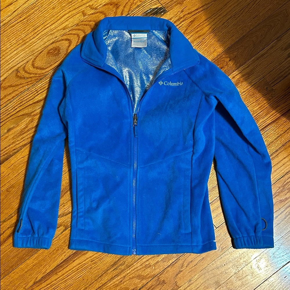 Columbia Vibrant Blue Fleece Jacket 10/12
